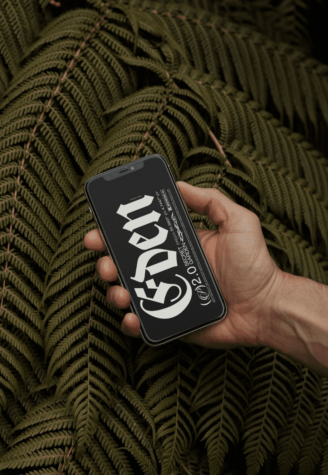 Aplicativo Eden em um smartphone